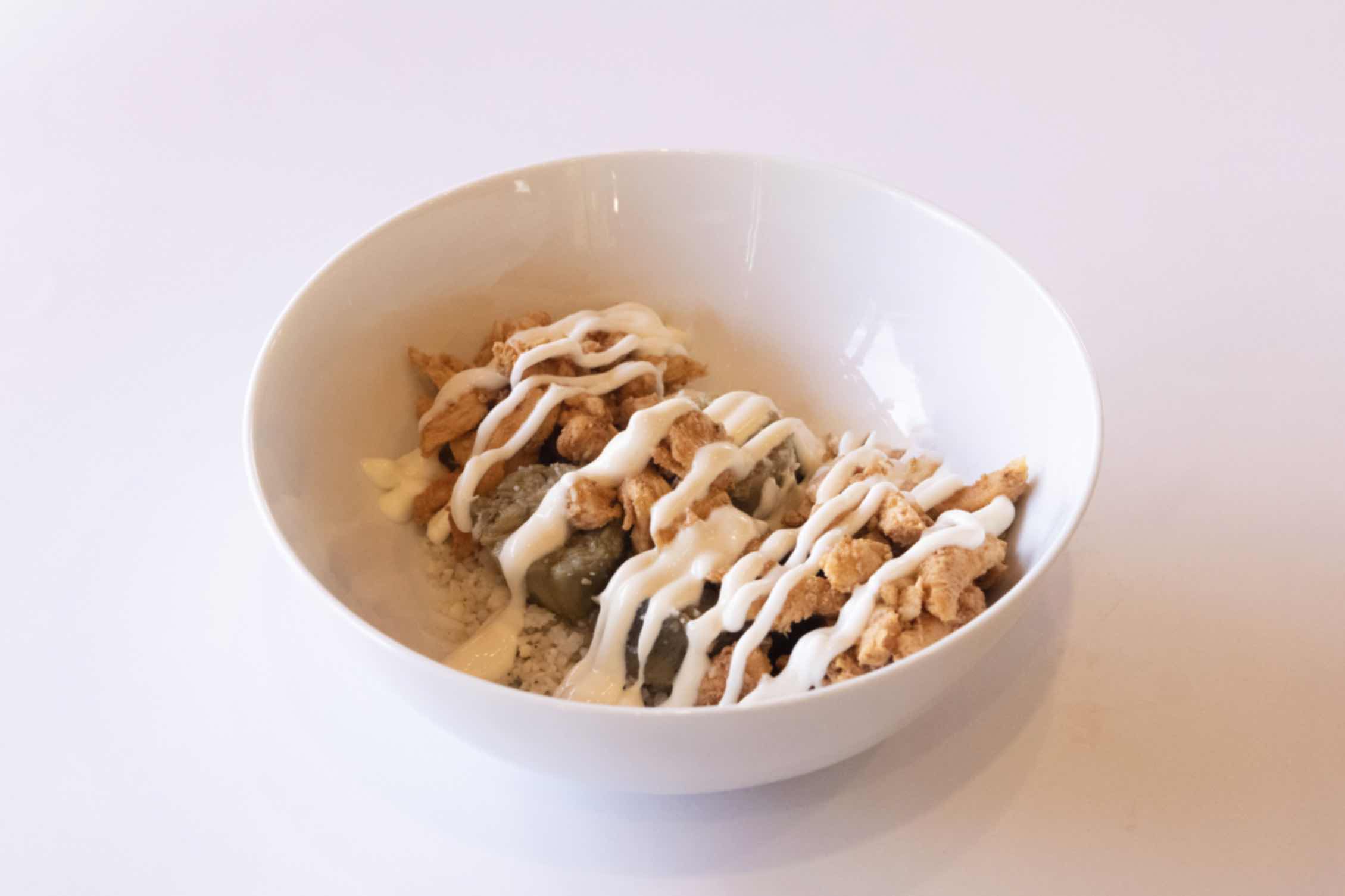 Chicken Cauliflower Rice bowl | Gluten Free, Keto