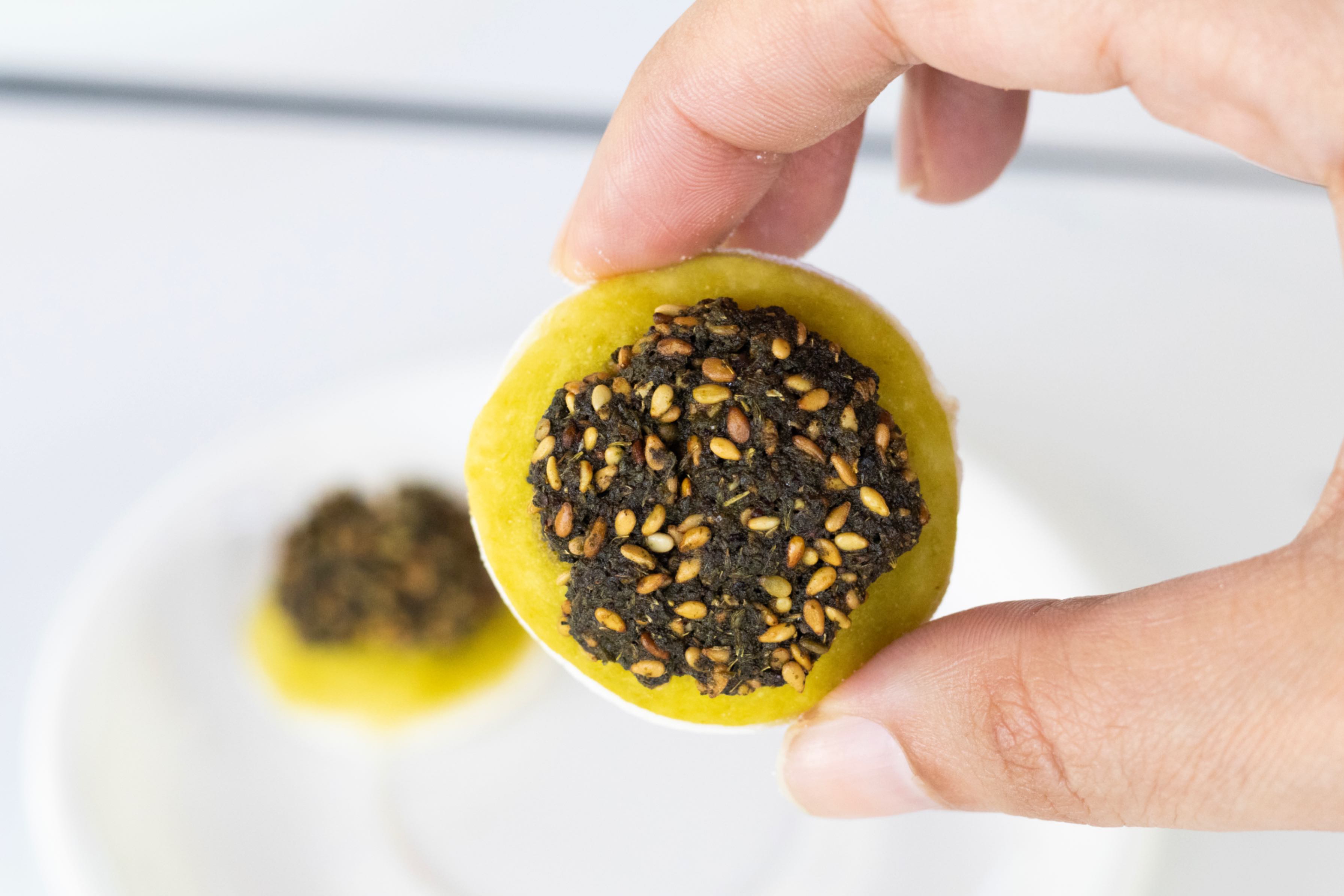 Mini Zaatar Manoushe Gluten Free   (12 pcs)